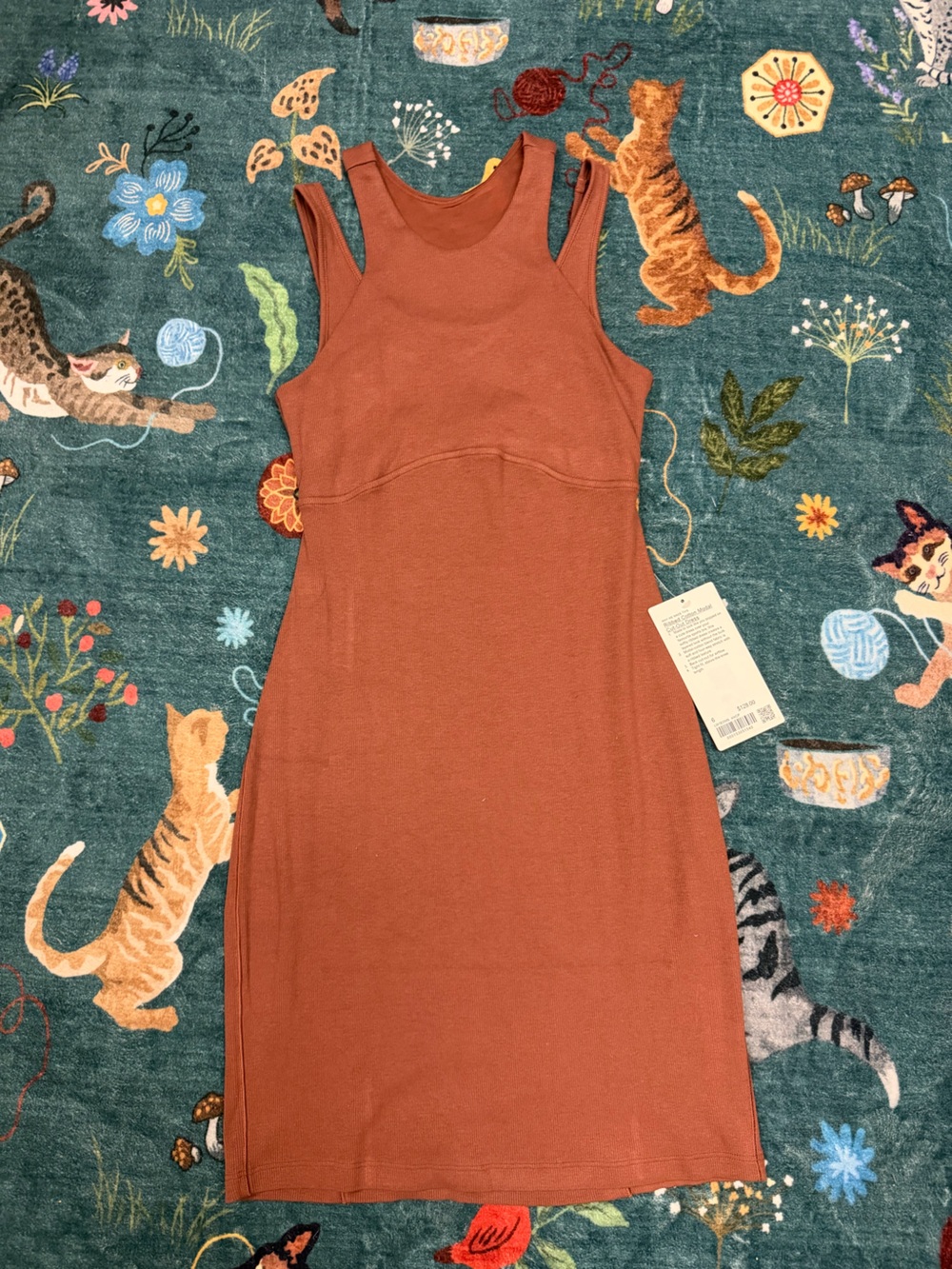 lululemon rubbed cotton modal dress